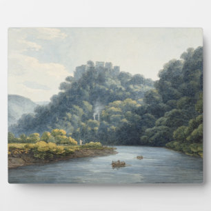 Goodrich Castle on Wye (w/c, pen & ink, Kreide) Fotoplatte