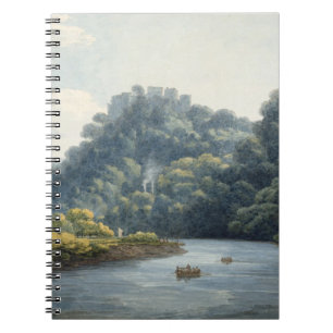 Goodrich Schloss auf dem Ypsilon (w/c, Stift u. Notizblock