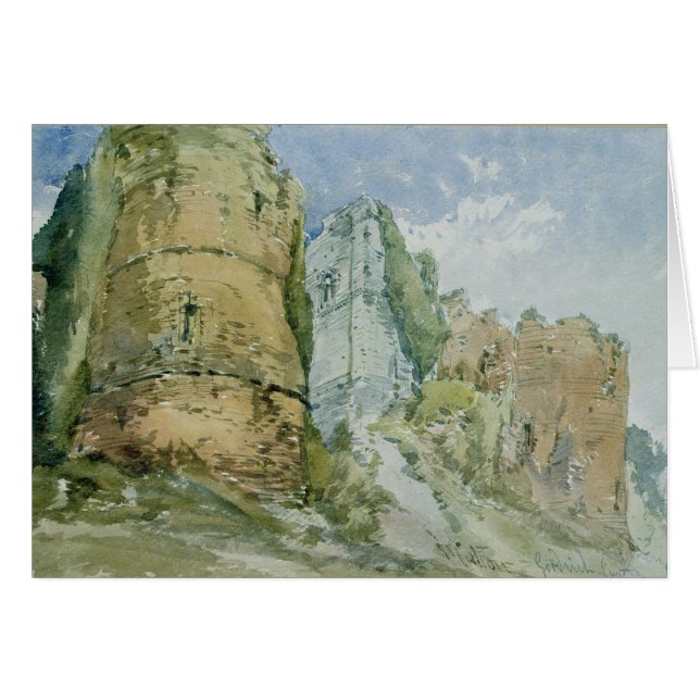 Goodrich Schloss, Herefordshire (Vorderseite (Horizontal))