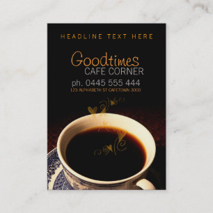 Goodtimes Kaffee-Visitenkarte Visitenkarte