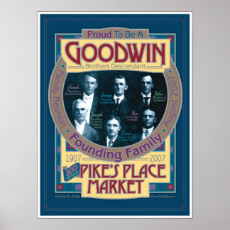 Goodwin/Pikes Market-Mahnmal POSTER