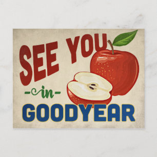 Goodyear Arizona Apple - Vintage Travel Postkarte