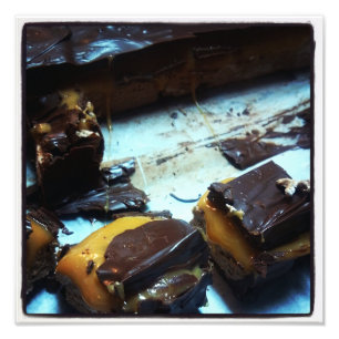Gooey Caramel Marshmallow Chocolate Coated Print Fotodruck