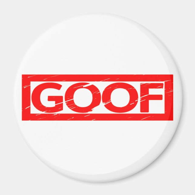 Goof Briefmarke Magnet (Vorne)