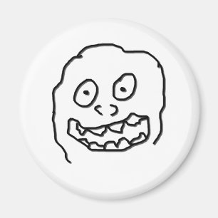 Goof Doodle Nut 0003 schwarz-weiß Magnet
