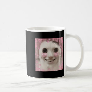 Goofy Ahh Cat Meme Dank verflucht Weirdcore Cringe Kaffeetasse