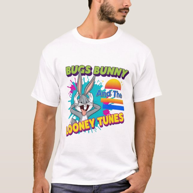 Goofy Bugs! Looney Tunes Character Design T-Shirt (Vorderseite)