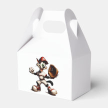 Goofy Cat Baseball Pitcher bricht auf