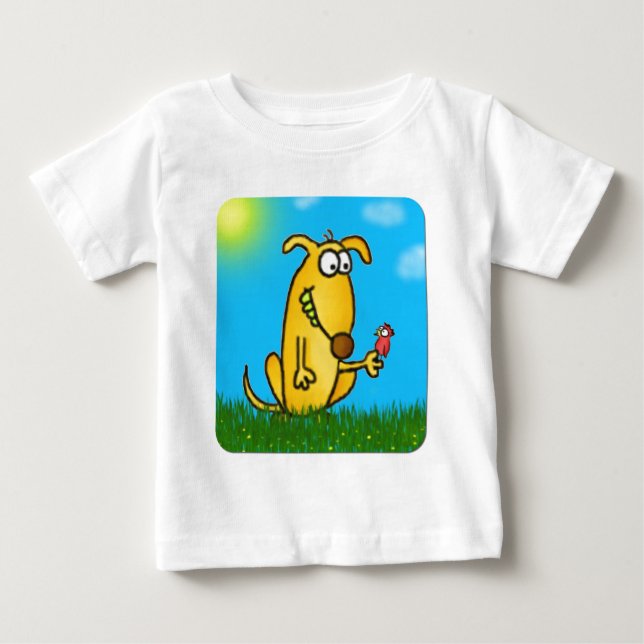 Goofy Dog Säugling Shirt (Vorderseite)