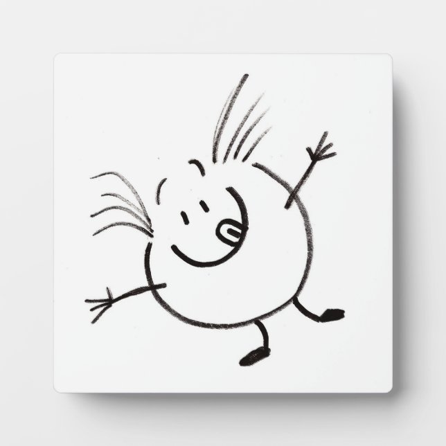 Goofy Doodle Guy Plaque (Devant)