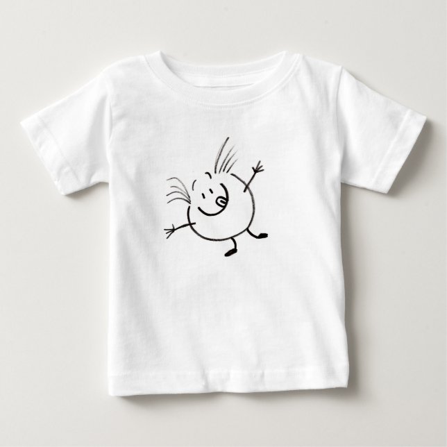 Goofy Doodle Typ Säugling T - Shirt (Vorderseite)