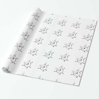 Goofy Doodle Typ Wrapping Paper Geschenkpapier
