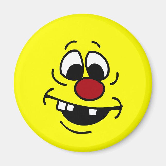 Goofy Face Grumpey Magnet (Vorne)