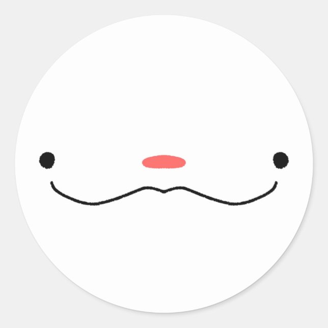 Goofy Face Sticker (Vorderseite)