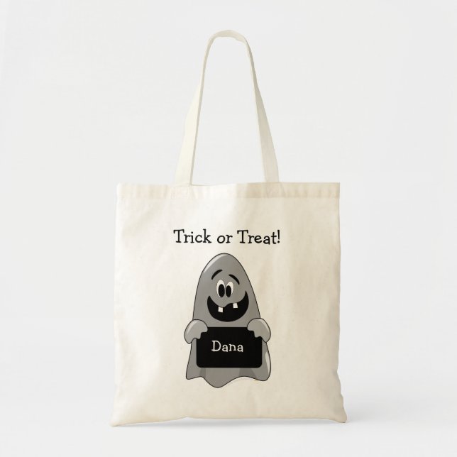 Goofy Geist-kundenspezifische Halloweentrick-oder Tragetasche (Vorne)