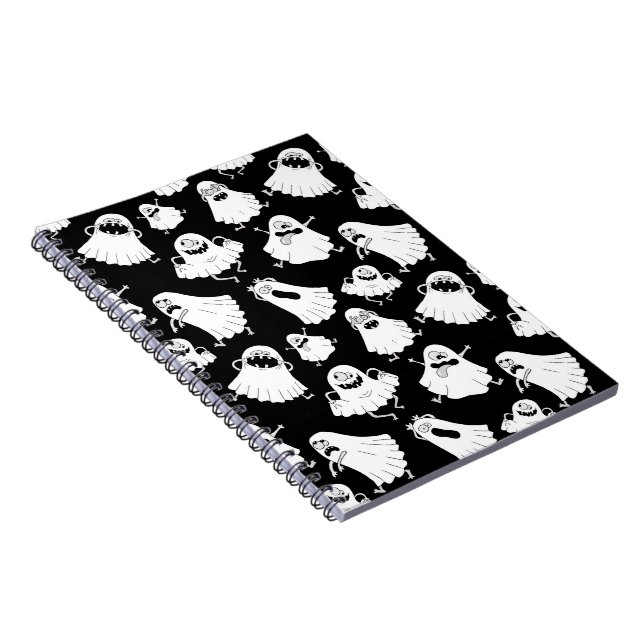 Goofy Ghosts Foto Notebook Notizblock (Rechte Seite)