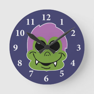 Goofy Goblin Runde Wanduhr