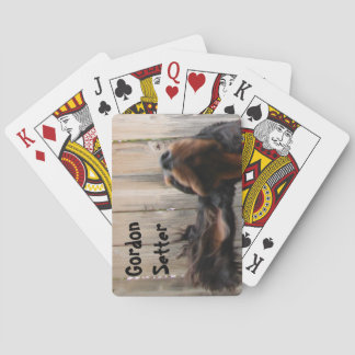 Goofy Gordon Setter Spielkarten