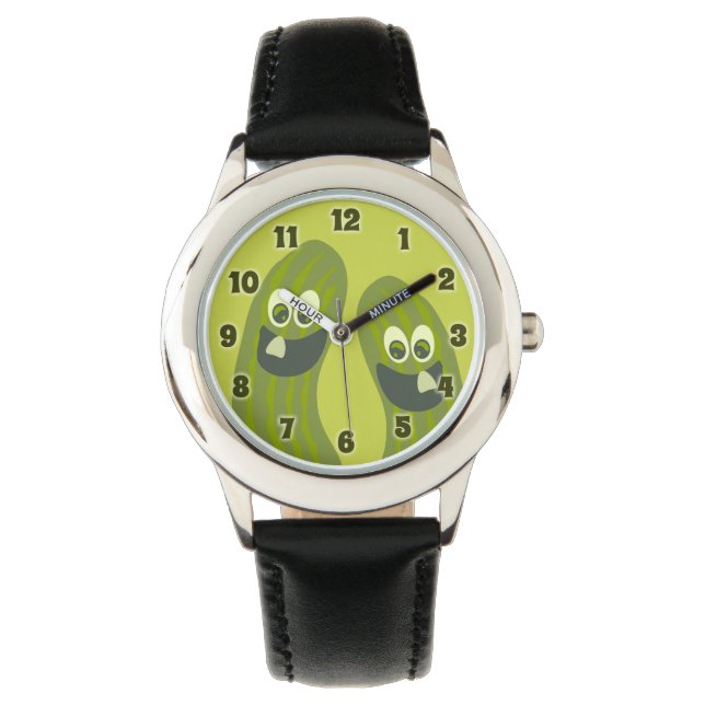 Goofy Pickle Armbanduhr (Vorderseite)