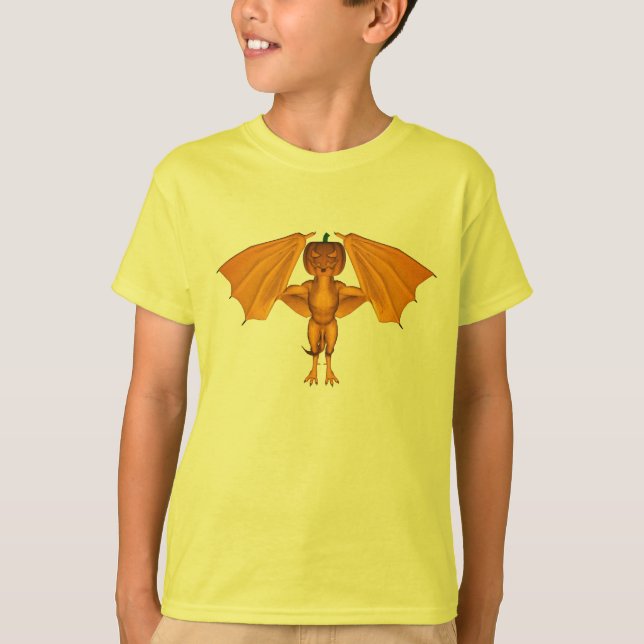 Goofy Pumpkin Dragon T-Shirt (Vorderseite)