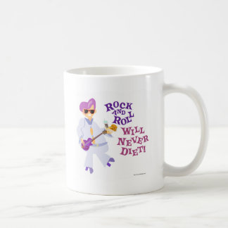Goofy Rock and Roll wird nie Diät Cartoon Kaffeetasse
