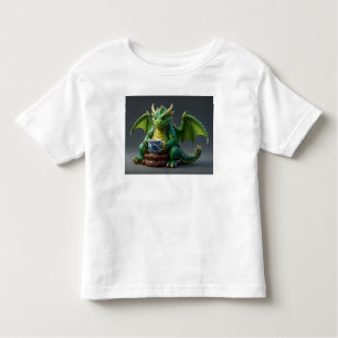 Goofy Welsh Dragon Drinking Tee