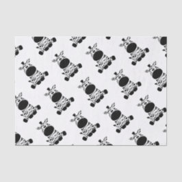 Goofy Zebra Seidenpapier