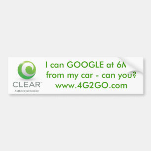 GOOGLE an 6Mps Autoaufkleber