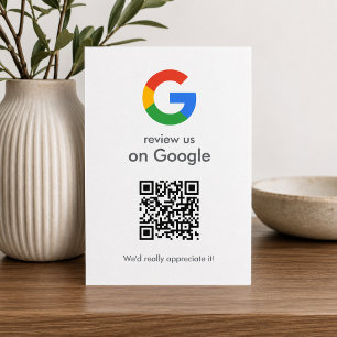 Google Bewertungen Beilagekarte   QR-Code-Einsatz Begleitkarte