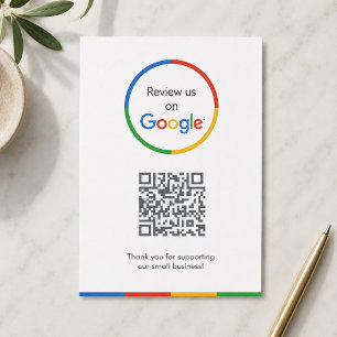 Google Bewertungen Beilegerkarte   QR-Code-Einsatz Begleitkarte