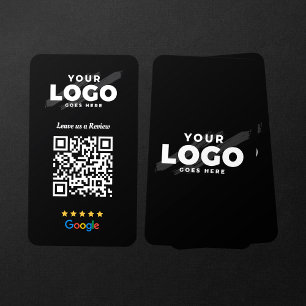 Google Bewertungen QR-Code Unternehmensbewertungsl Visitenkarte