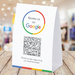 Google Bewertungen Tischschild QR-Code-Tischstän Tischaufsteller