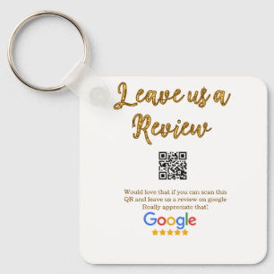 Google Bewertungs-Logo für Unternehmen Scan QR Bew Schlüsselanhänger