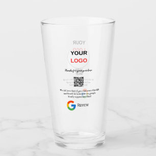 Google Bewertungs-Logo Geschäft Scan QR Bewertung Glas