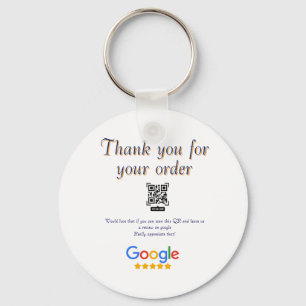 Google Bewertungs-Logo Geschäft Scan QR Bewertung Schlüsselanhänger