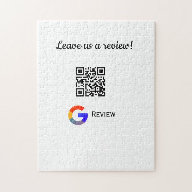 Google Bewertungs-Logo Scan QR Bewertung (Vertikal)