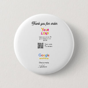 Google Bewertungs-Logo Website QR-Code scannen Button