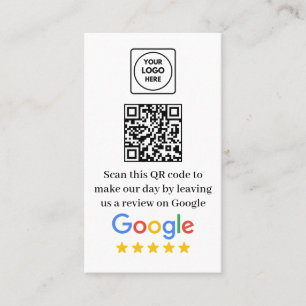 Google Bewertungslink QR Visitenkarte