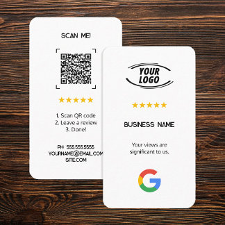 Google Custom Review Cards Visitenkarte