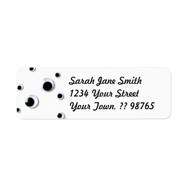 Google Eyes Black and White Custom (Vorne)