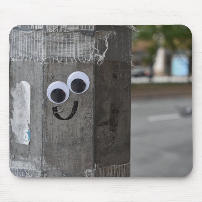 Google Eyes Eyeballs New York City Fotografy NYC Mousepad (Vorne)