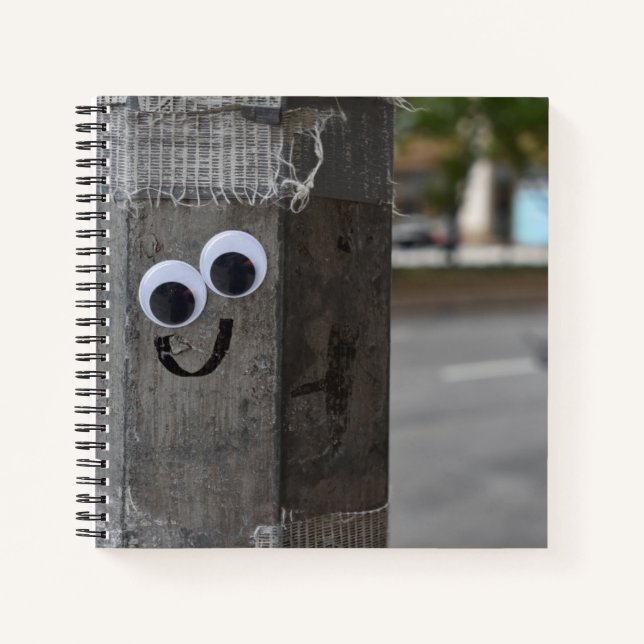 Google Eyes Eyeballs New York City Fotografy NYC Notizbuch (Vorderseite)