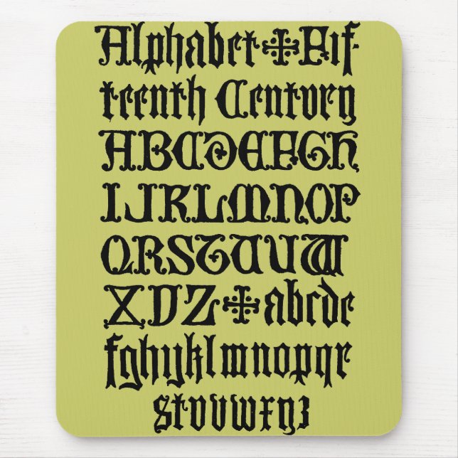 Google Letters Mouse Pad Mousepad (Vorne)