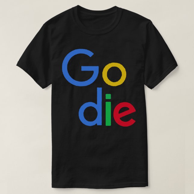 Google Parody Design Die T-Shirt (Design vorne)