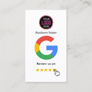 Google Review Avec QR Code Link Carte de visite