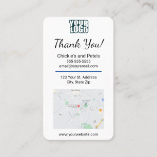 Google Review Business Card für kleine Unternehmen Visitenkarte
