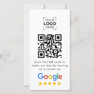 Google Review QR Code Geschäftskundenbewertung Dankeskarte