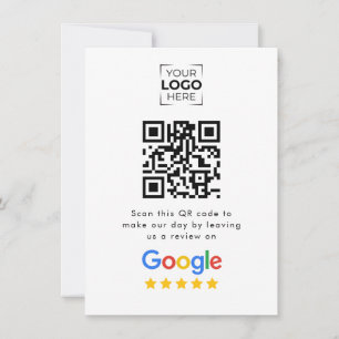 Google Review QR Code Geschäftskundenbewertung  Karte