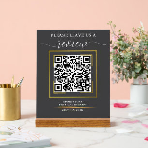 Google Review QR Code Sign - Entreprise personnali
