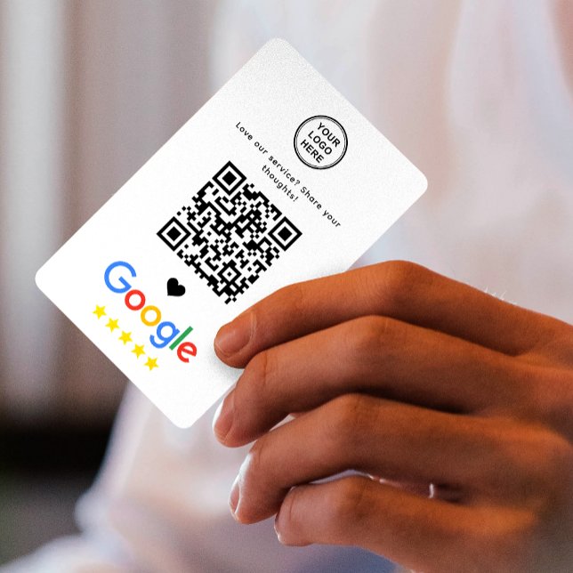 Google Review QR Code Vielen Dank Visitenkarte (Von Creator hochgeladen)